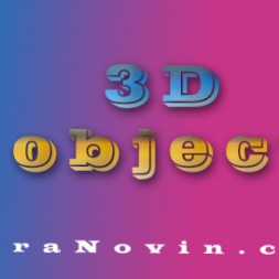 مدل سه بعدی کتابخانه |۳D objects
